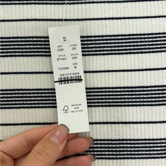 NWT J. Crew Vintage rib ruffle boatneck tank top - Picture 8 of 8